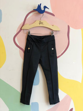 Calça menina Kiki Xodo Termica Montaria Preto