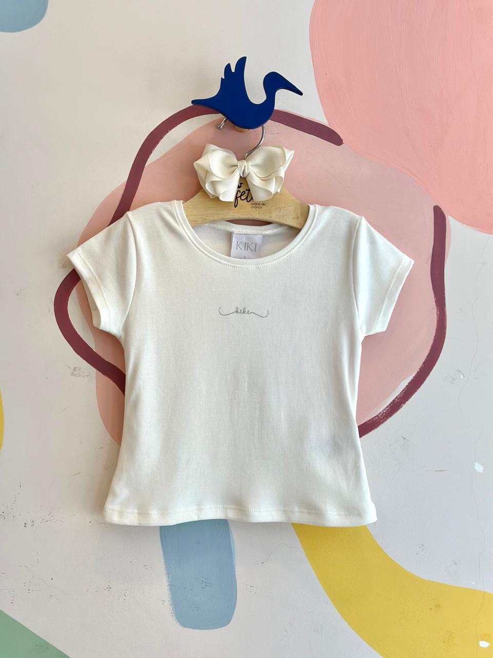 Blusa Manga Curta Kiki Xodo Menina Lisa