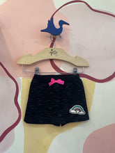 Shorts Saia Kids menina Arco Iris Preto Branco