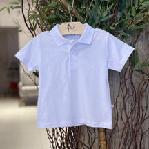 Camiseta Manga Curta Fakini Infantil Menino Polo Basica