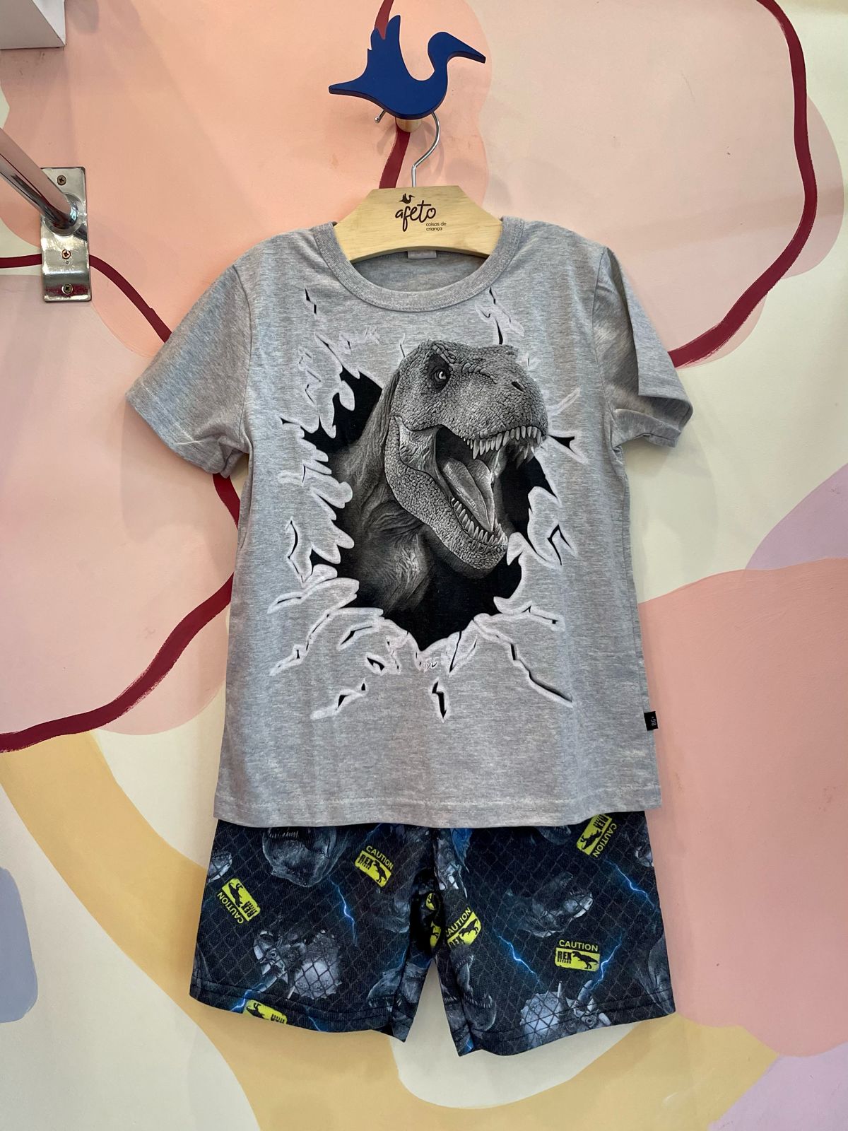 Conjunto Manga Curta Bermuda Bograntex Infantil Masc