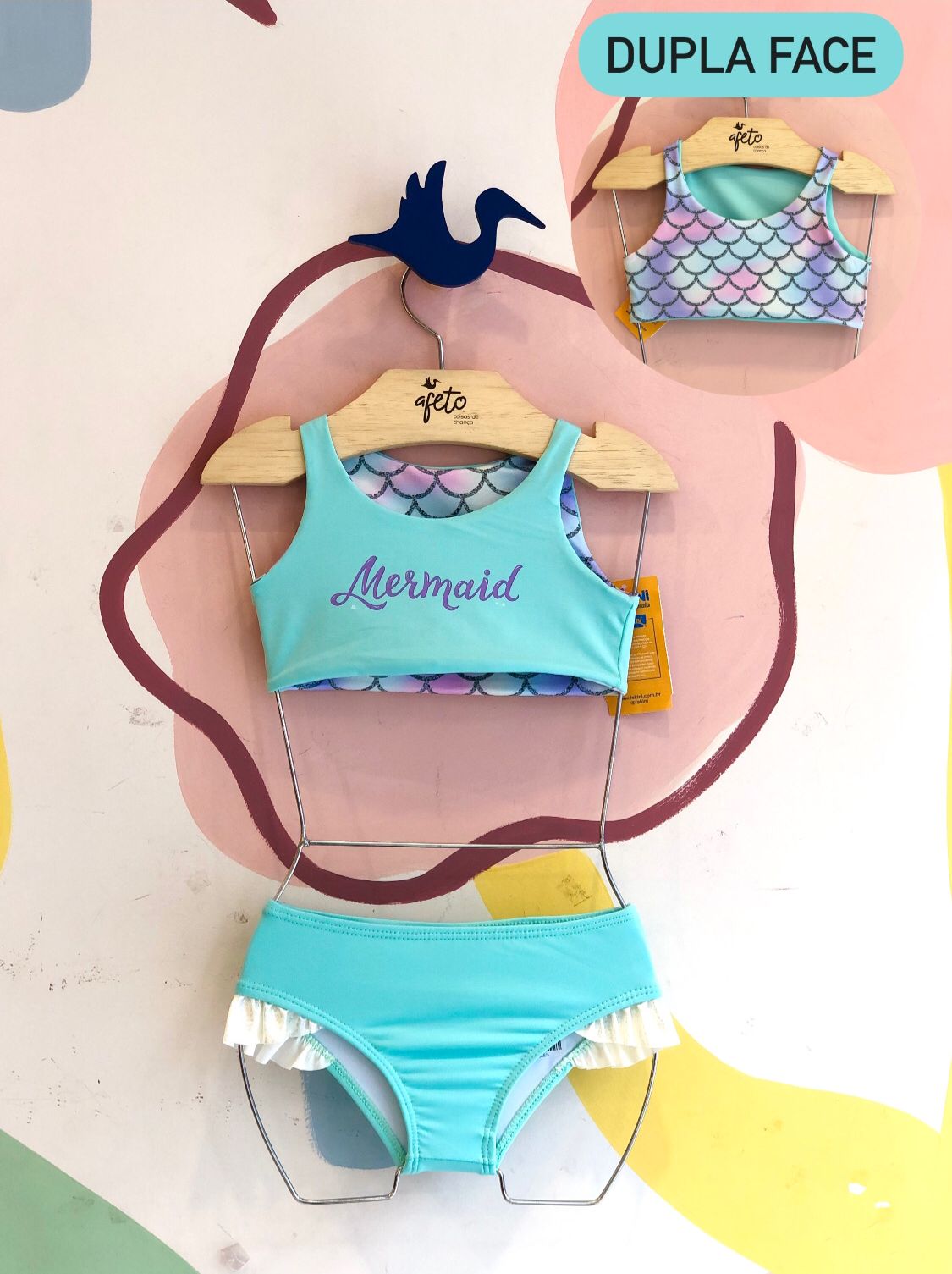 Biquini menina Mermaid