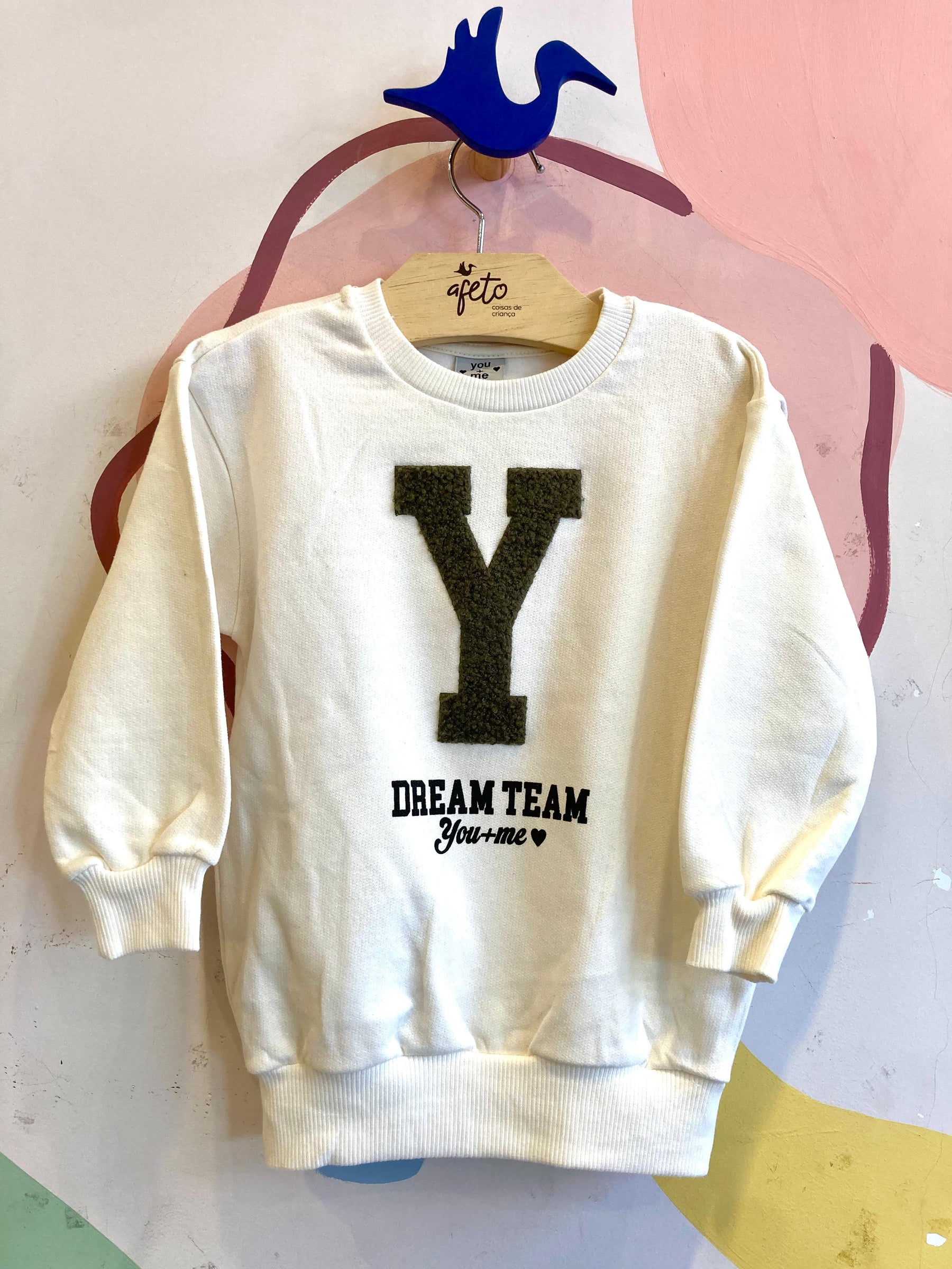 Blusa Manga Longa menina Dream Team Flanelado