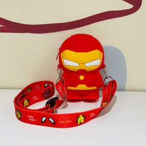 Bolsa Masc Homem de Ferro Silicone