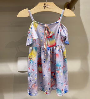 Vestido Manga Curta menina Mon Sucre Sorvete