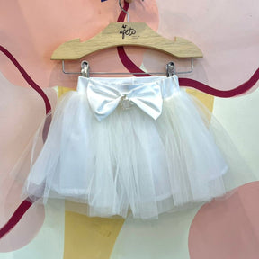 Saia Yoyo menina Tule Off White