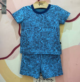 Pijama Manga Curta Shorts menino Circuitos