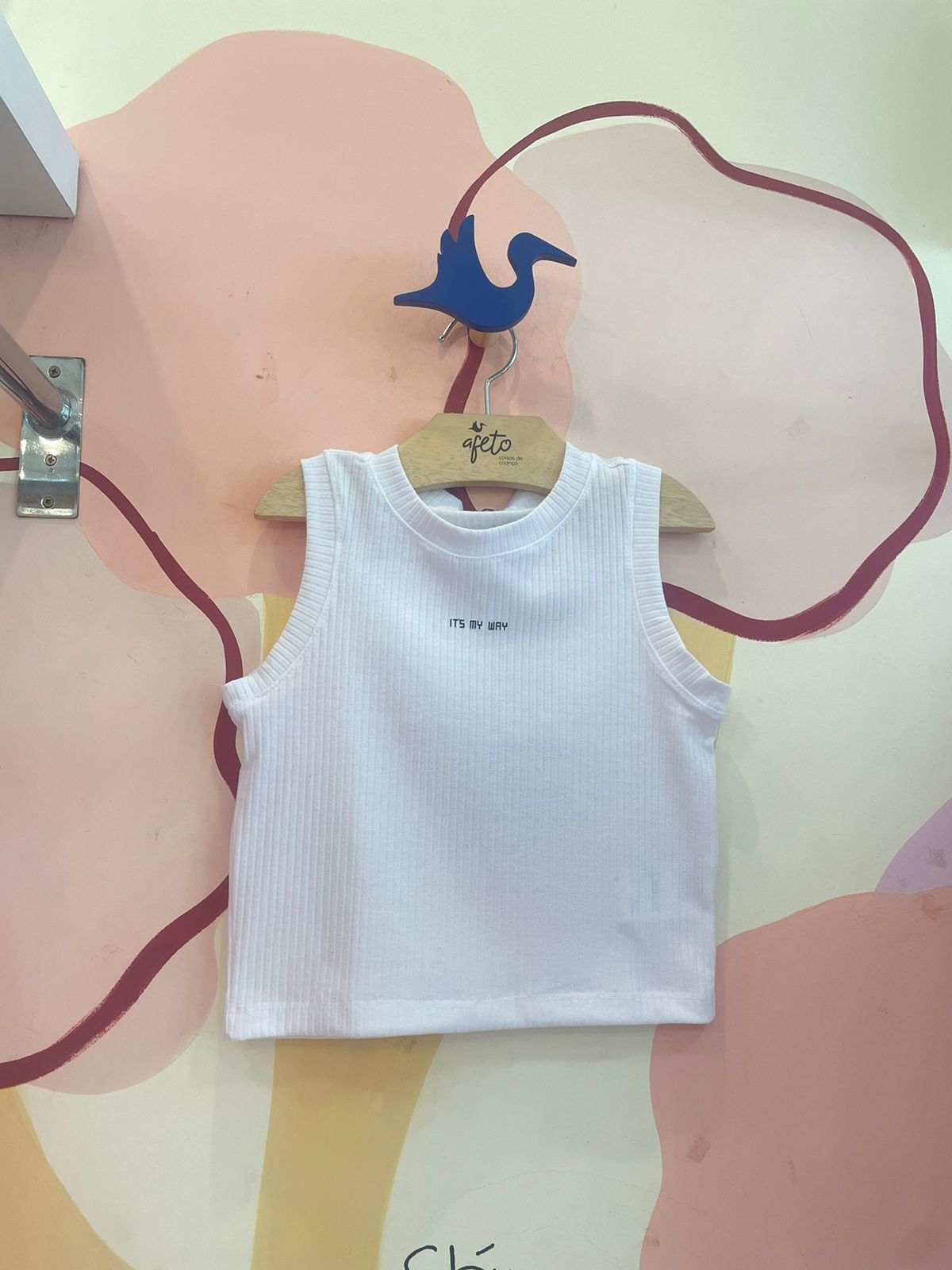 Blusa Regata Malagah Menina Canelado Its My Way