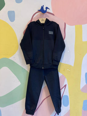 Conjunto Manga Longa Calça menino Jaqueta Gorgurao Com Touca_