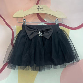 Saia Yoyo menina Tule Preto