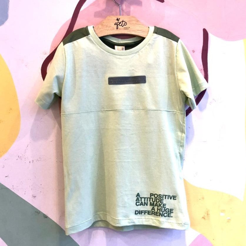Camiseta Manga Curta menino Positive