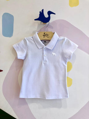 Blusa Manga Curta Menina Infantil Charpey Polo Pique