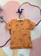 Camiseta manga curta menino Cachorros