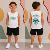 Camiseta Regata Onda Kids menino New Generation Off