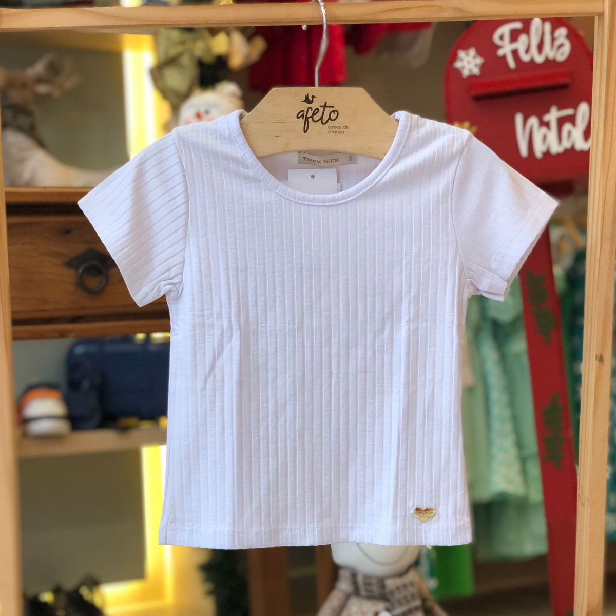 Blusa Manga Curta menina