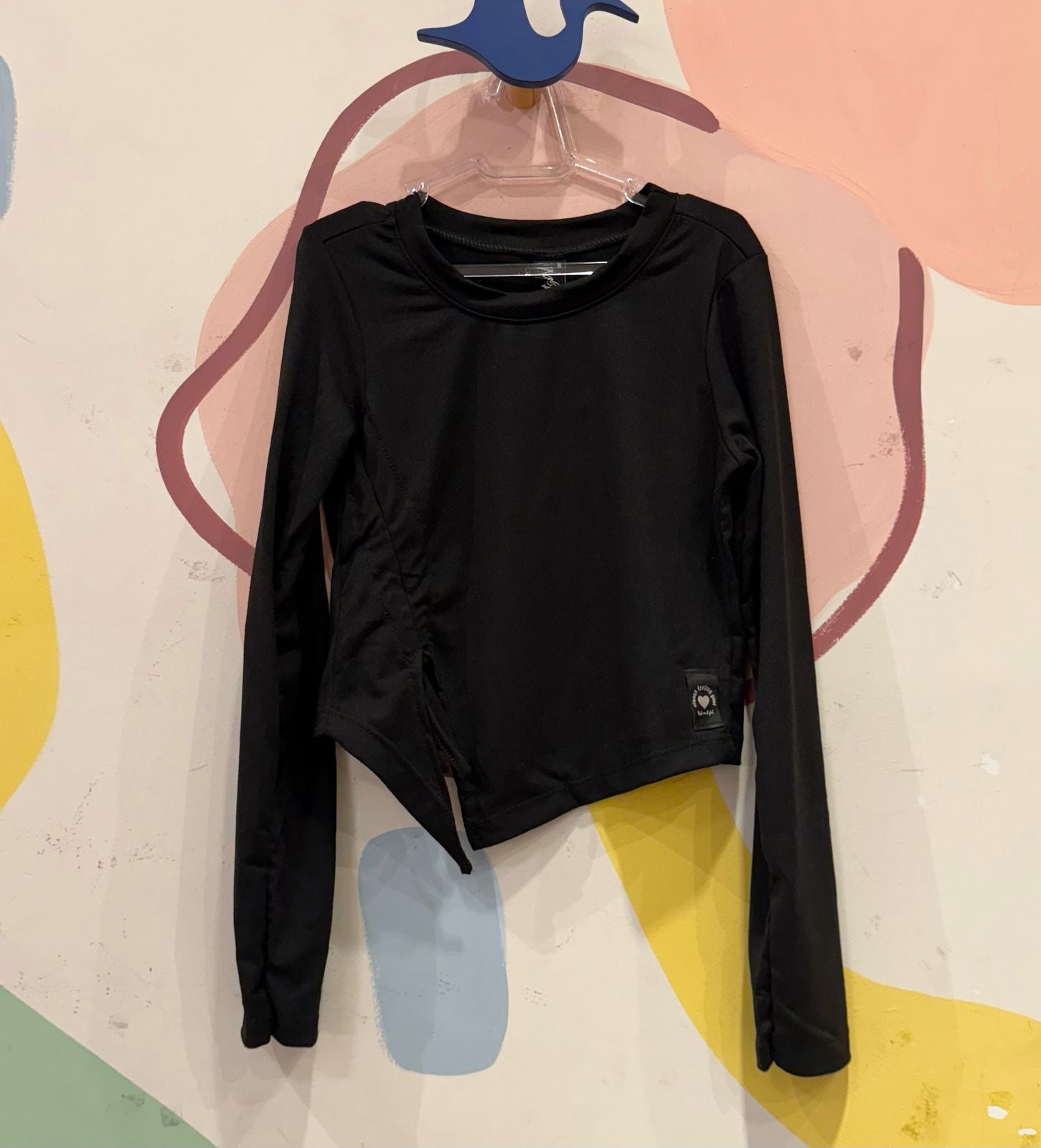 Blusa Manga Longa menina amarracao It Girl