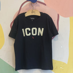 Camiseta manga curta Reserva menino Icon Preto
