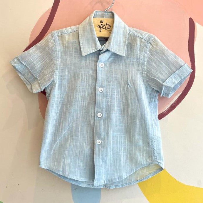 Camisa Manga Curta Reserva Infantil Menino Flame