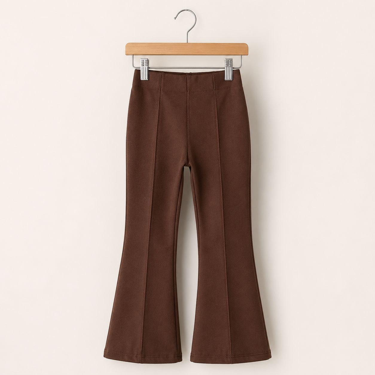 Calça Feminina Infantil Zahara Flanelada Menina Marrom