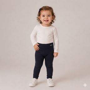 Calça Infantil Unissex Térmica Preta Fakini