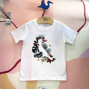 Camiseta Manga Curta Menino Reserva Pica Pau Tropical