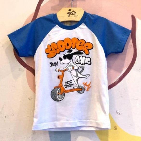 Camiseta Manga Curta menino Scooter