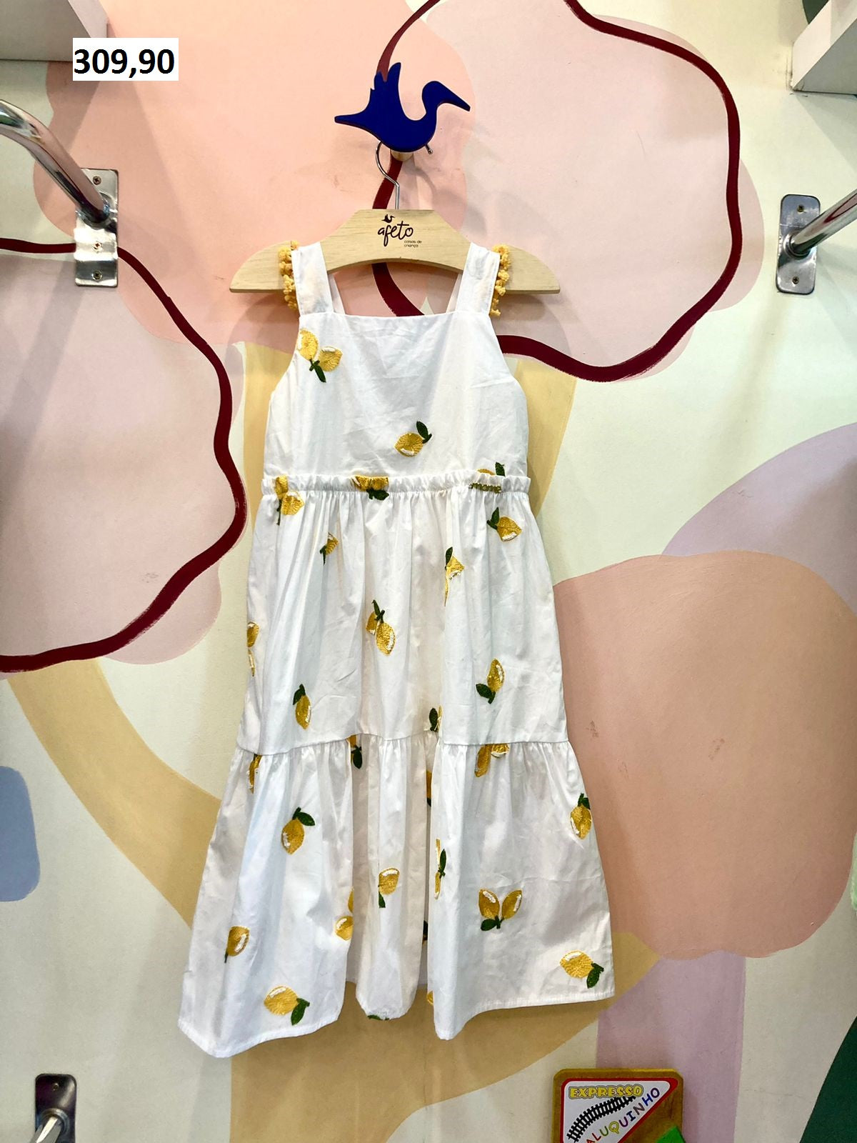 Vestido Regata Momi Infantil menina Limoes