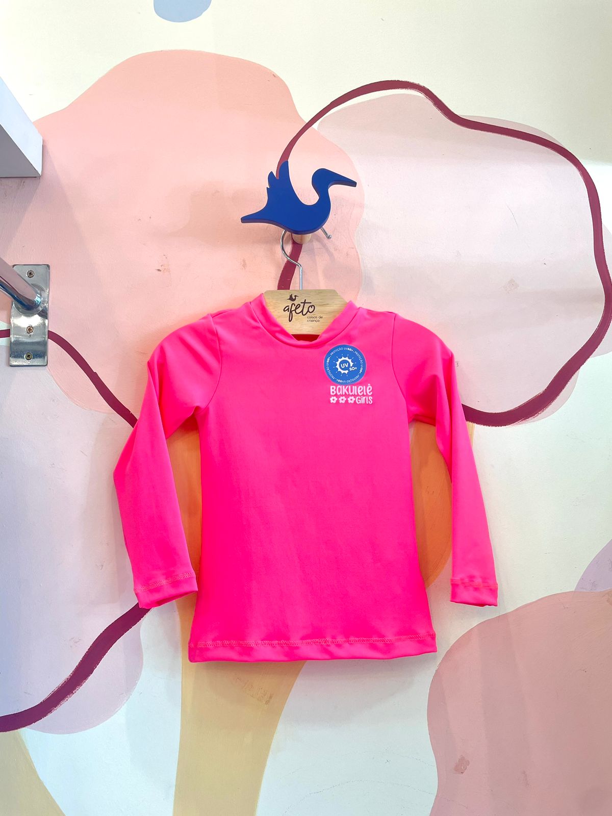 Blusa manga longa menina Praia