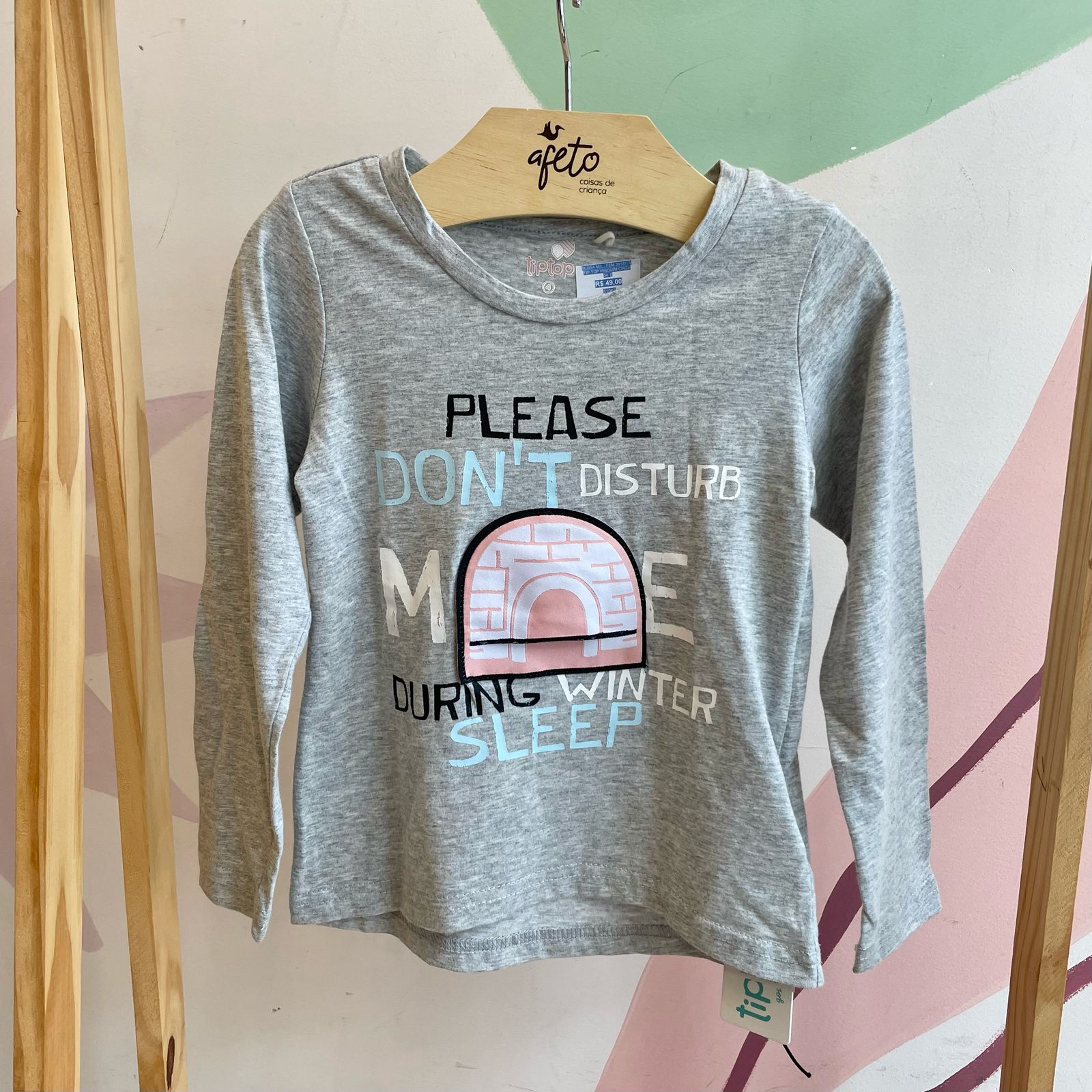 Blusa Manga Longa menina Pinguim