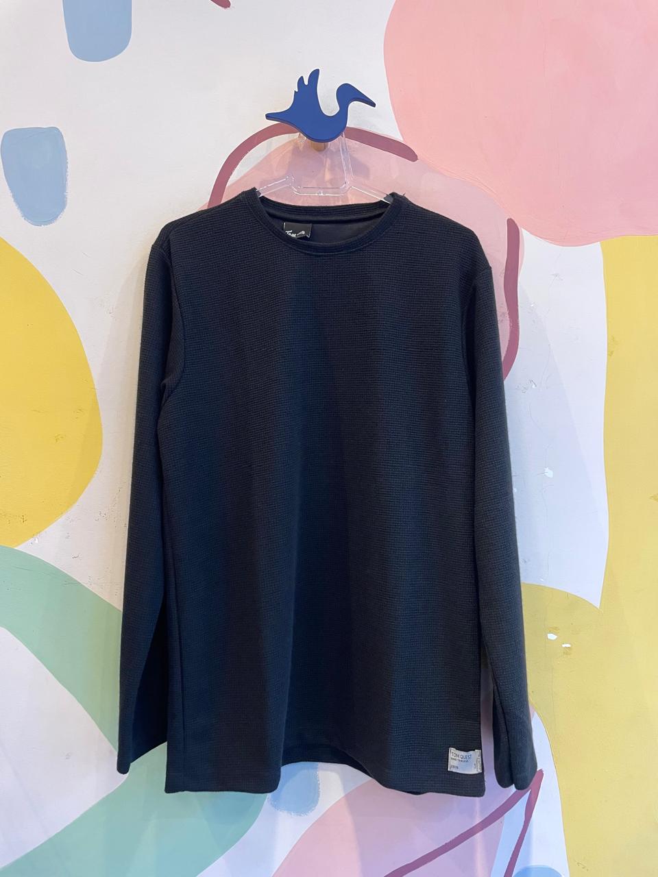 Blusa Manga Longa menino textura Tom Quest