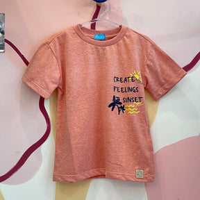 Camiseta Boy Joy Infantil Menino Flame Sunset