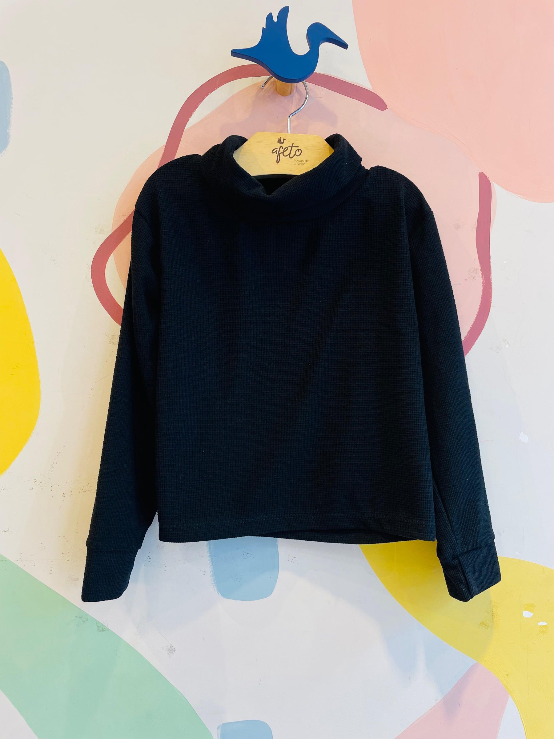 Blusa Manga Longa menina Cacharrel Gola Alta