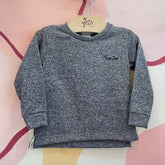 Camiseta manga longa menino Kaiani Mescla