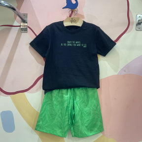 Conjunto Manga Curta Bermuda menino Enjoy Tactel