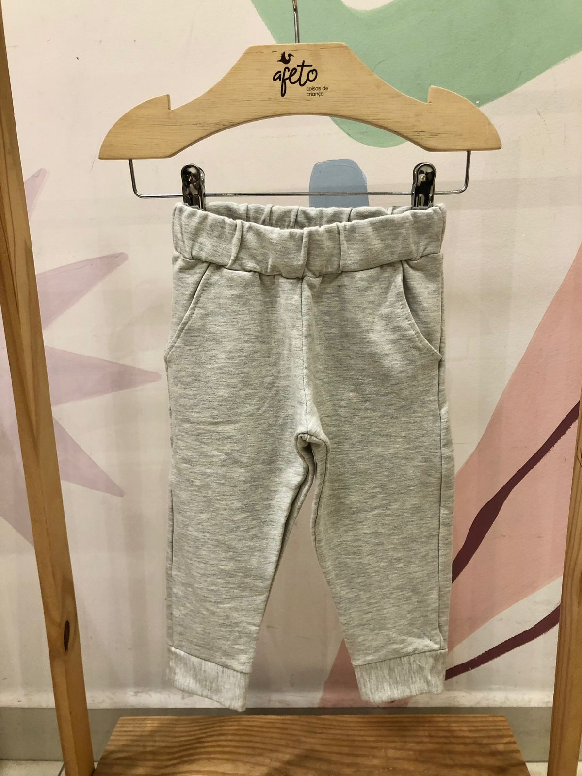 Calça menina Colorita Cinza