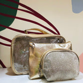 Necessaire Fem Lisa Retangular c/ 2 bolsas