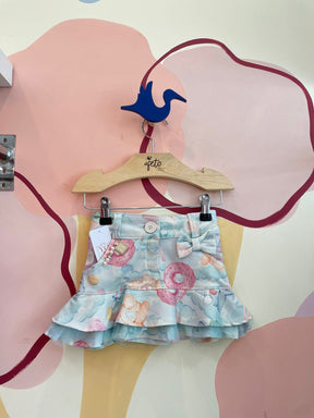 Saia Yoyo Infantil Fem Ursinhos Carinhosos