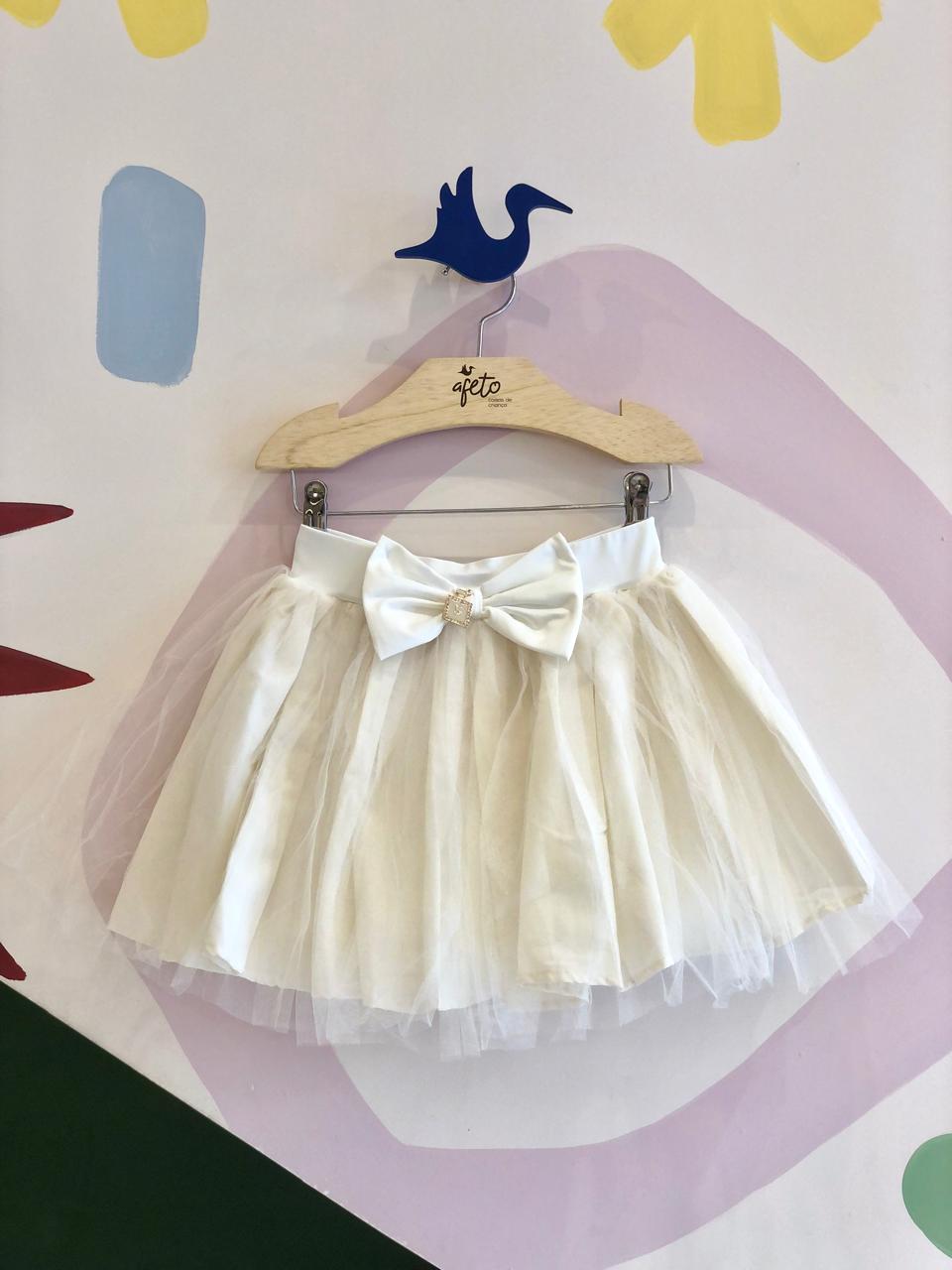 Saia Yoyo Infantil Fem Tule Laco