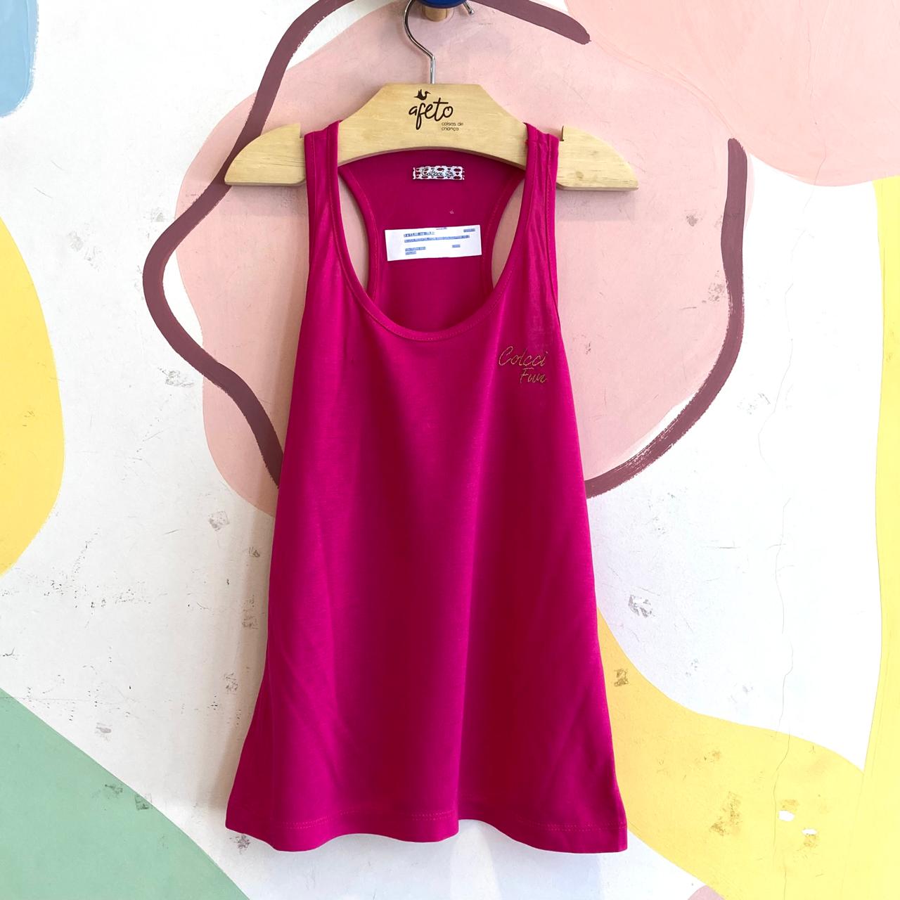 Blusa Regata Menina Infantil Diversos Tam 8 ao 16