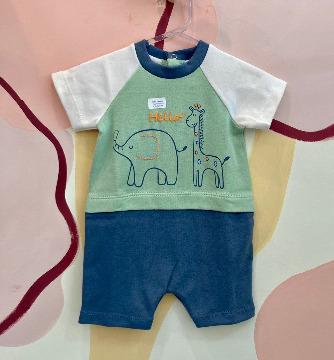 Macaquinho Manga Curta Baby Fashion Infantil menino