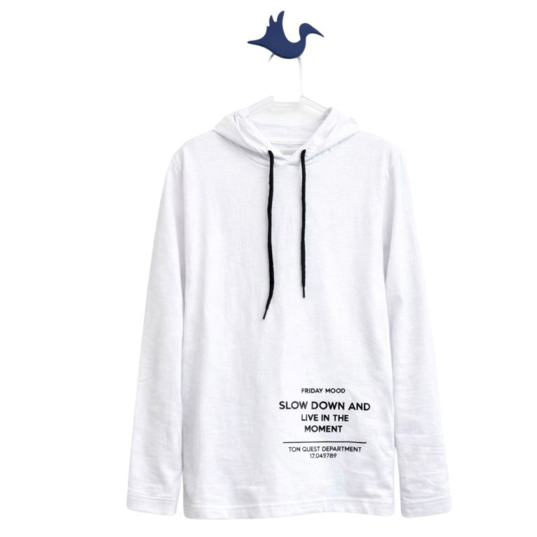 Blusa Manga Longa menino com Touca Slow