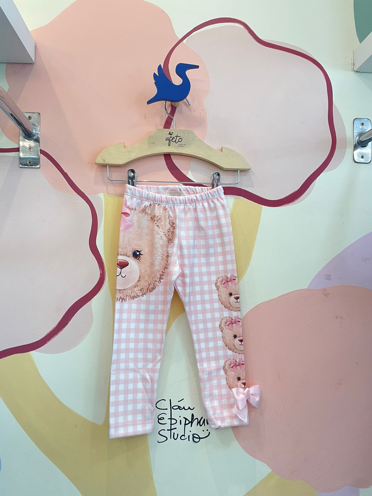 Calça Yoyo menina Termica Ursinha