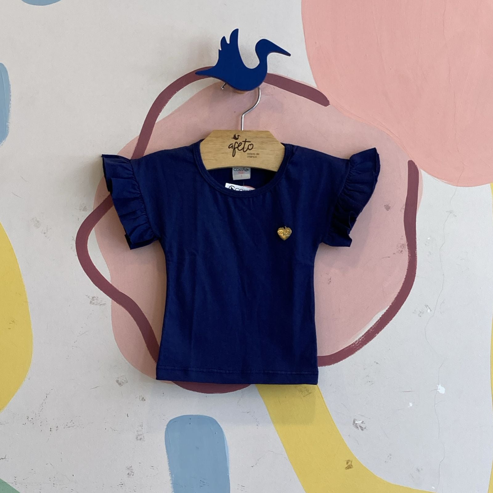 Blusa Manga Curta menina Diversos Tam 1