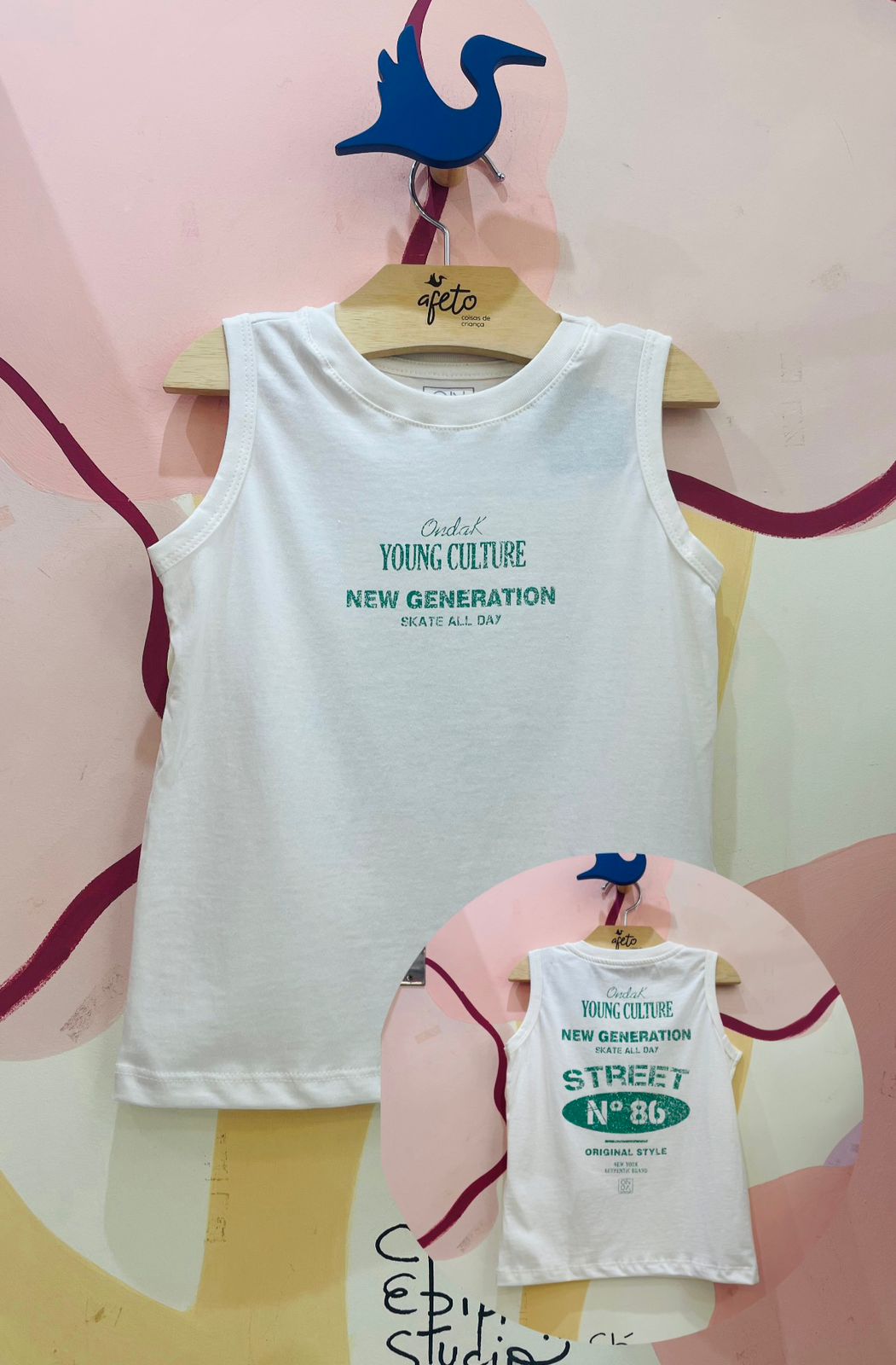 Camiseta Regata Onda Kids menino New Generation Off