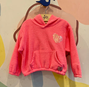 Blusa Manga Longa menina boucle capuz Le Petit