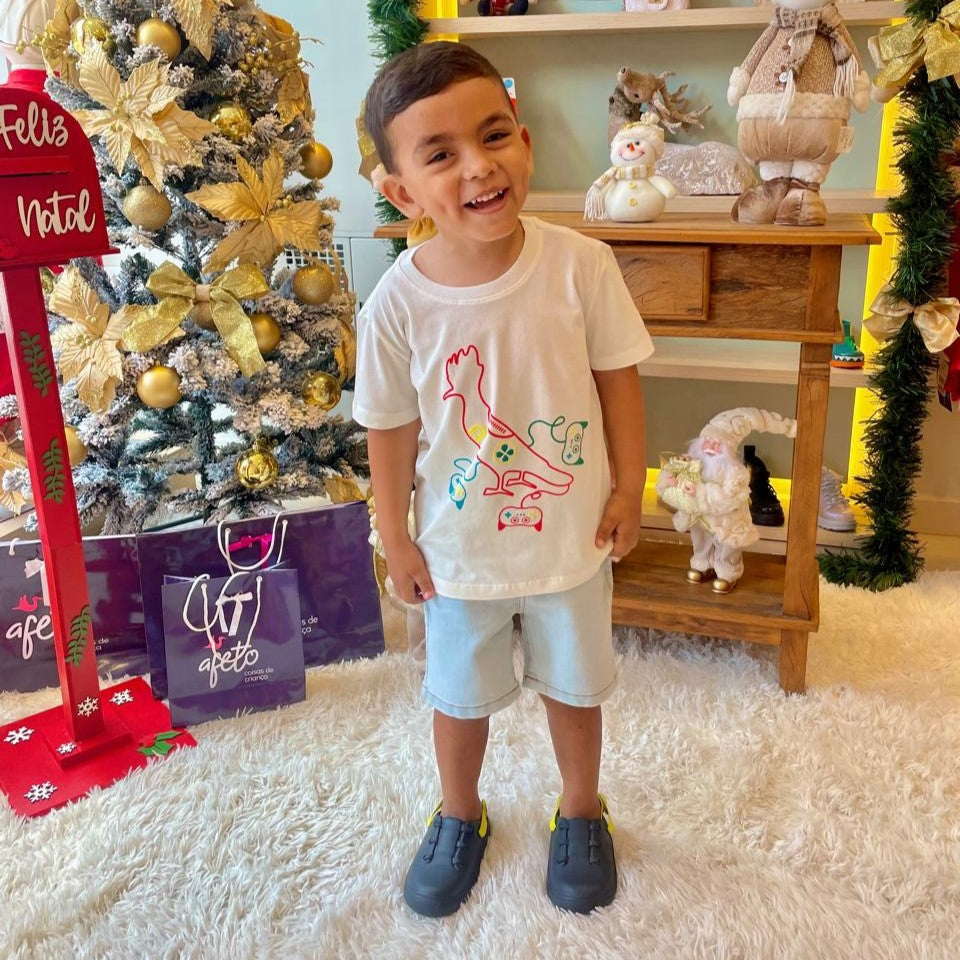 Camiseta Reserva manga curta menino Game