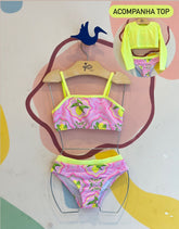 Biquini manga longa menina Biquini 3 Pcs o