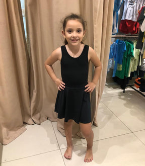 Maio Feminino Infantil Menina Marujos & Sereias Liso Preto