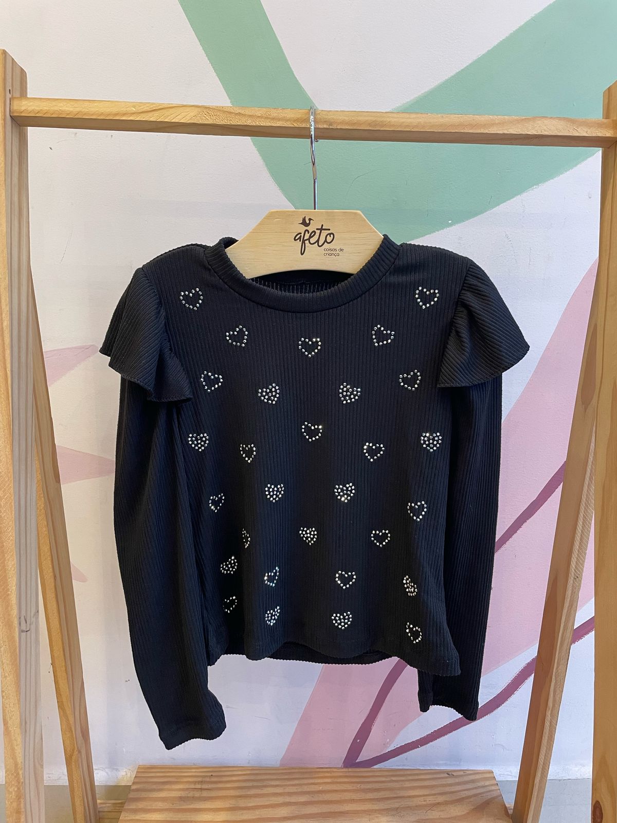 Blusa Manga Longa meninacoracao Brilho