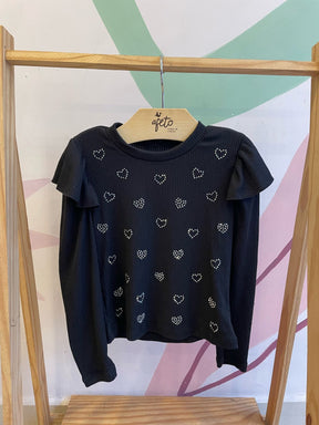 Blusa Manga Longa meninacoracao Brilho